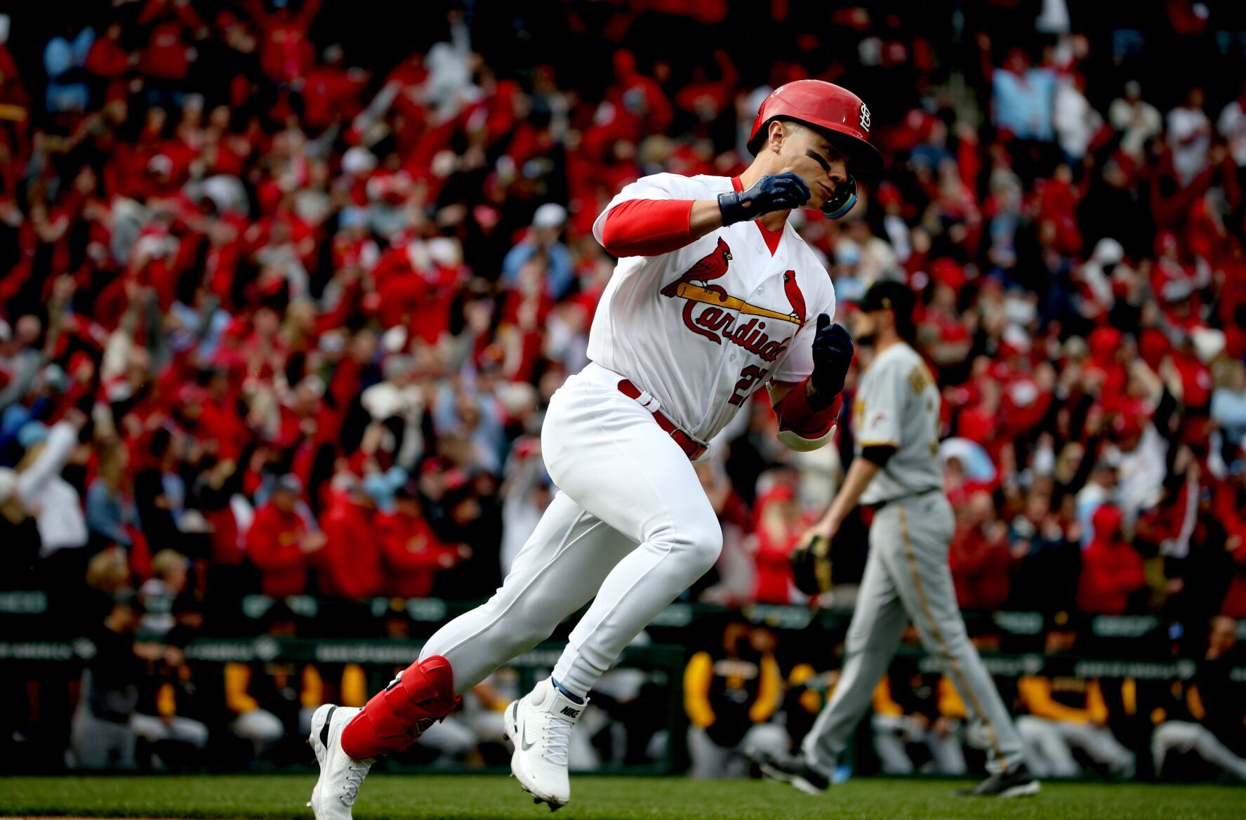 St. Louis Cardinals open the season at home against the Pittsburgh Pirates
